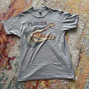vintage 80s/70s florida gators state t shirt Size‎ Large